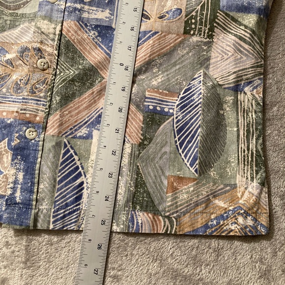 Tori Richard Honolulu Shirt Mens Small Turtle Print Pocket Cotton Made‎ in USA - Picture 6 of 6
